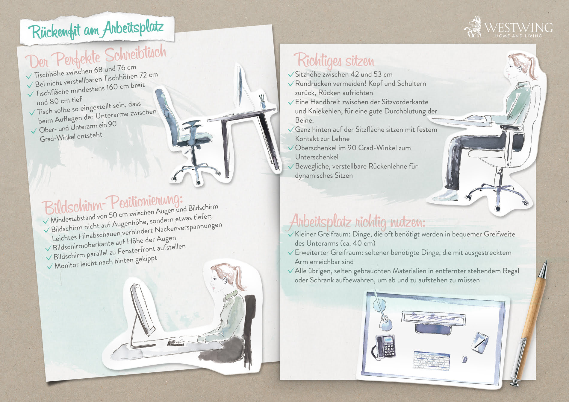 Rückenfit am Arbeitsplatz