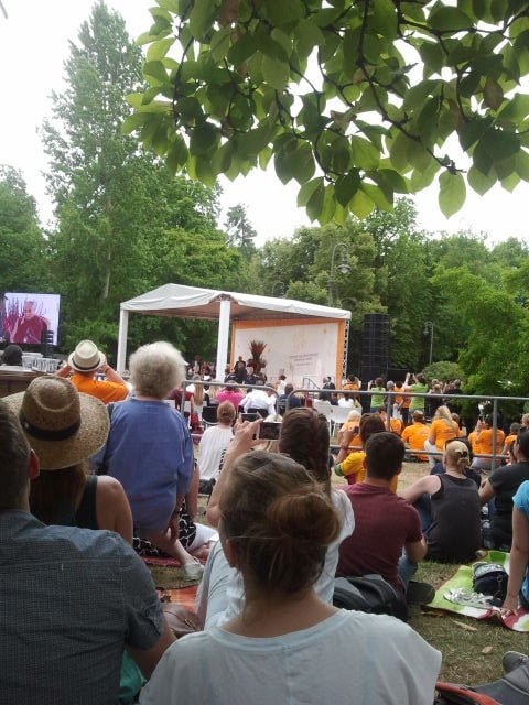 80. Geburtstag Dalai Lama im Kurpark