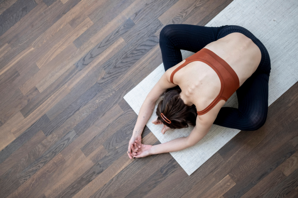 Elisa Malinverni beim Yoga